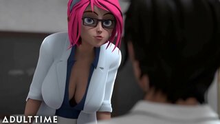 ADULT TIME Hentai Sex School - Hot Teacher &amp;amp; Students Fucking